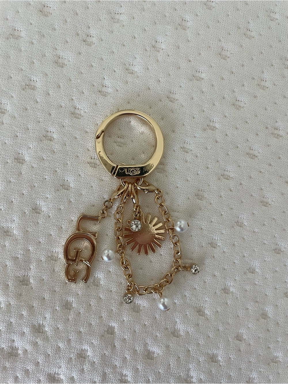 UGG Shoe or Bag Charm Key Ring